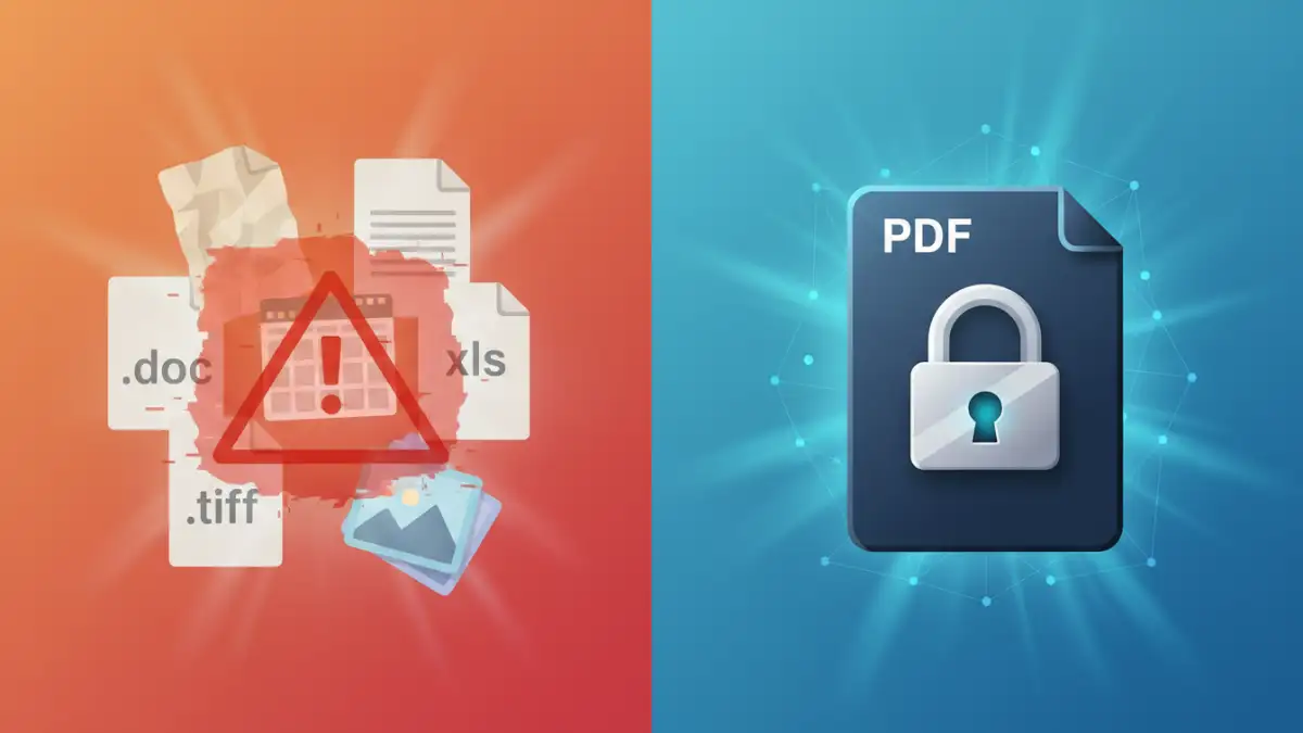 archive to secure pdf - Migrating old archive formats to secure PDF for enhanced data protection