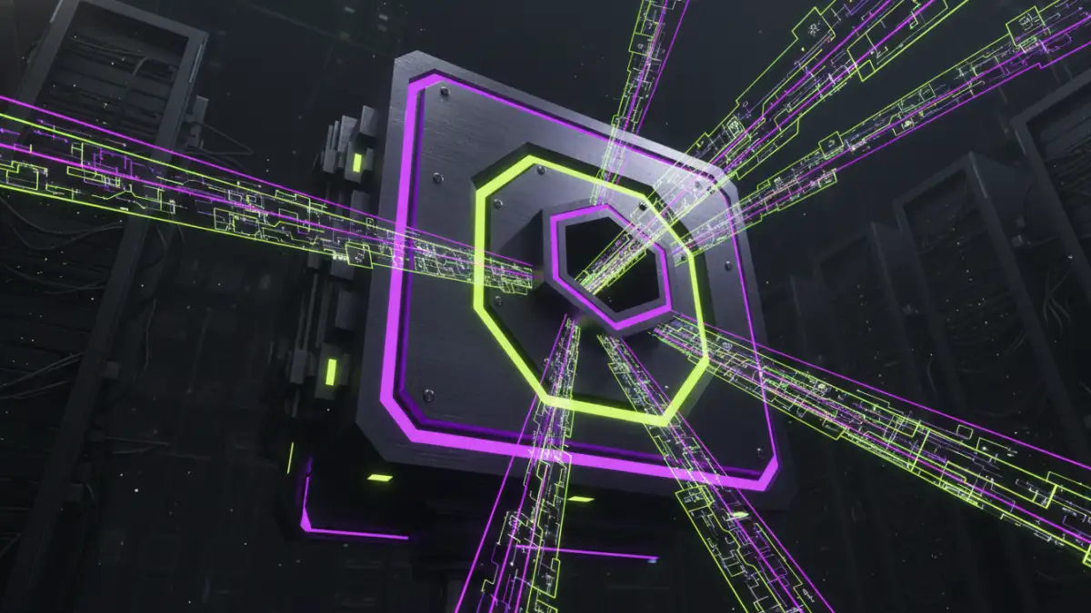 A secure digital vault representing best practices for archiving password protected files.