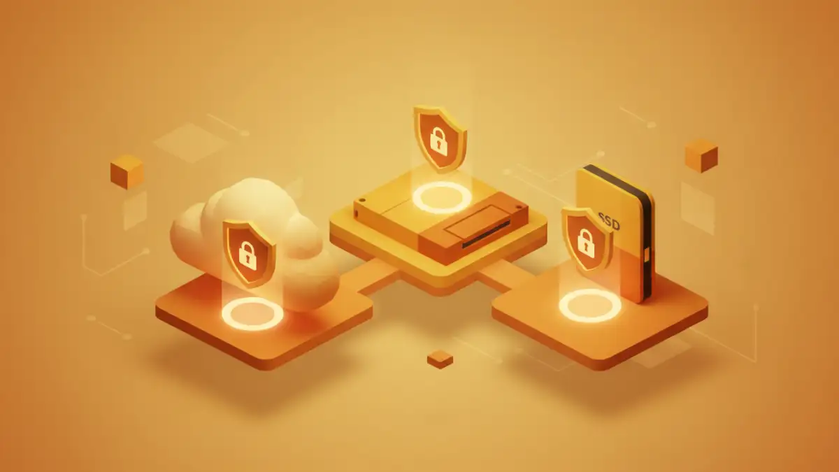 archiving password protected files - Various media options for long term file storage, including cloud, tape, and SSD.