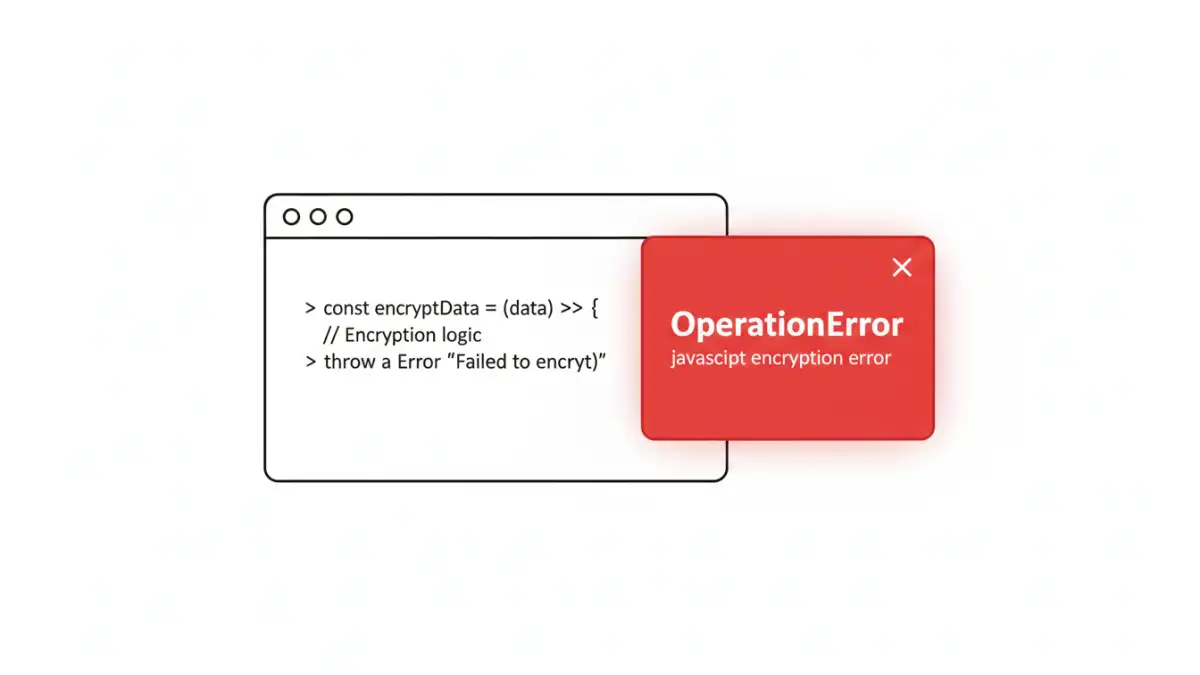 browser decrypt secure file browser decrypt secure file - Stylized image of a browser's developer console showing a javascript encryption error.