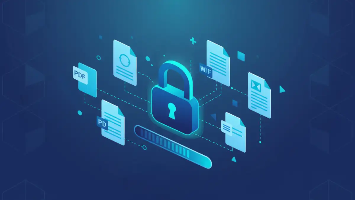 bulk pdf encryption - Batch file encryption process securing multiple documents