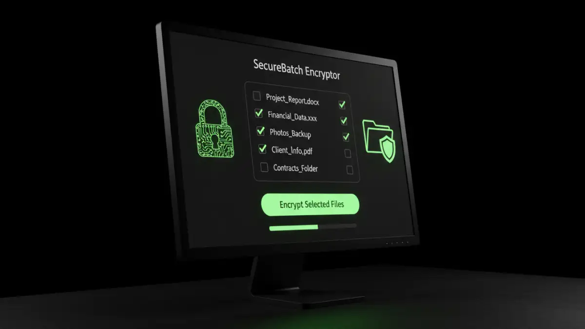 bulk pdf encryption - Software interface for performing batch file encryption