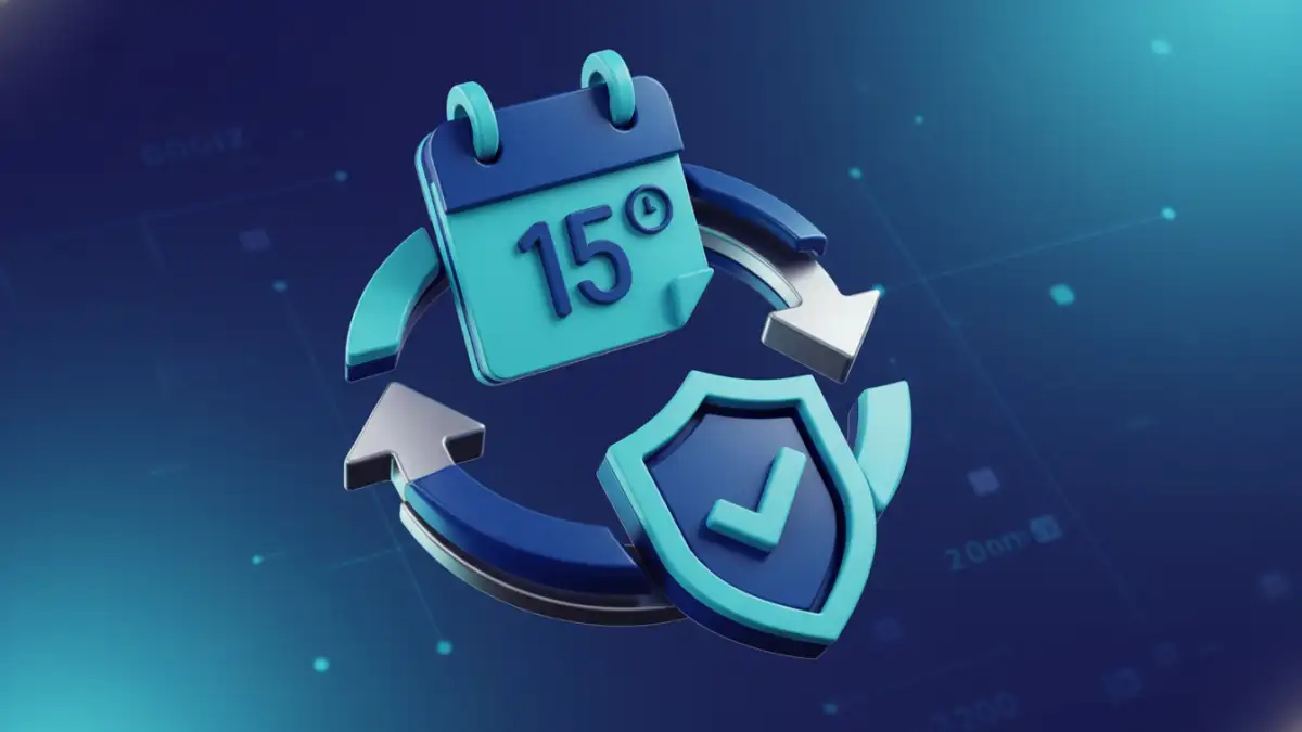 change document security passwords - An abstract visual representing the concept of password rotation policies for document security.