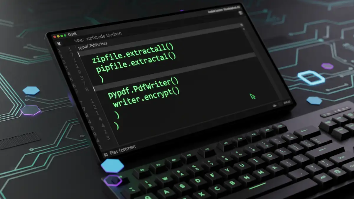 convert zip file to secure pdf - A Python script for automating the batch conversion of ZIP files to secure PDFs.