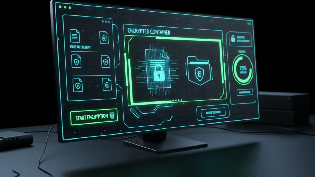 document encryption GDPR - Practical illustration of using software for document encryption to secure files