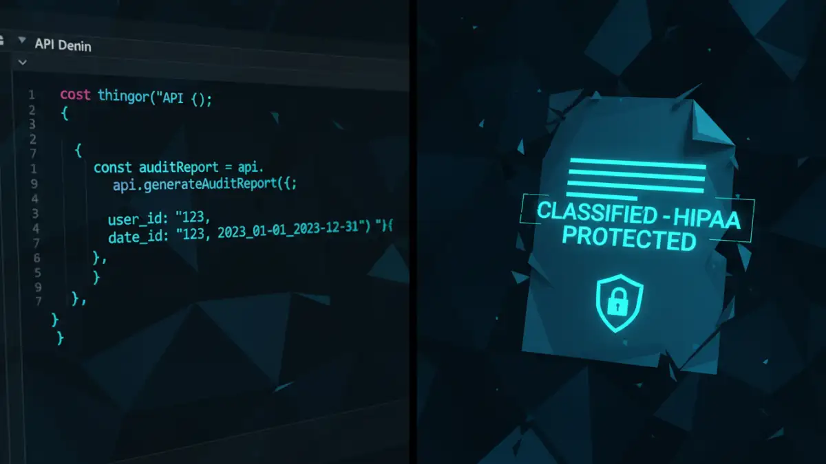 document security compliance tools - Example of a secure document with a HIPAA watermark generated by the new tools.