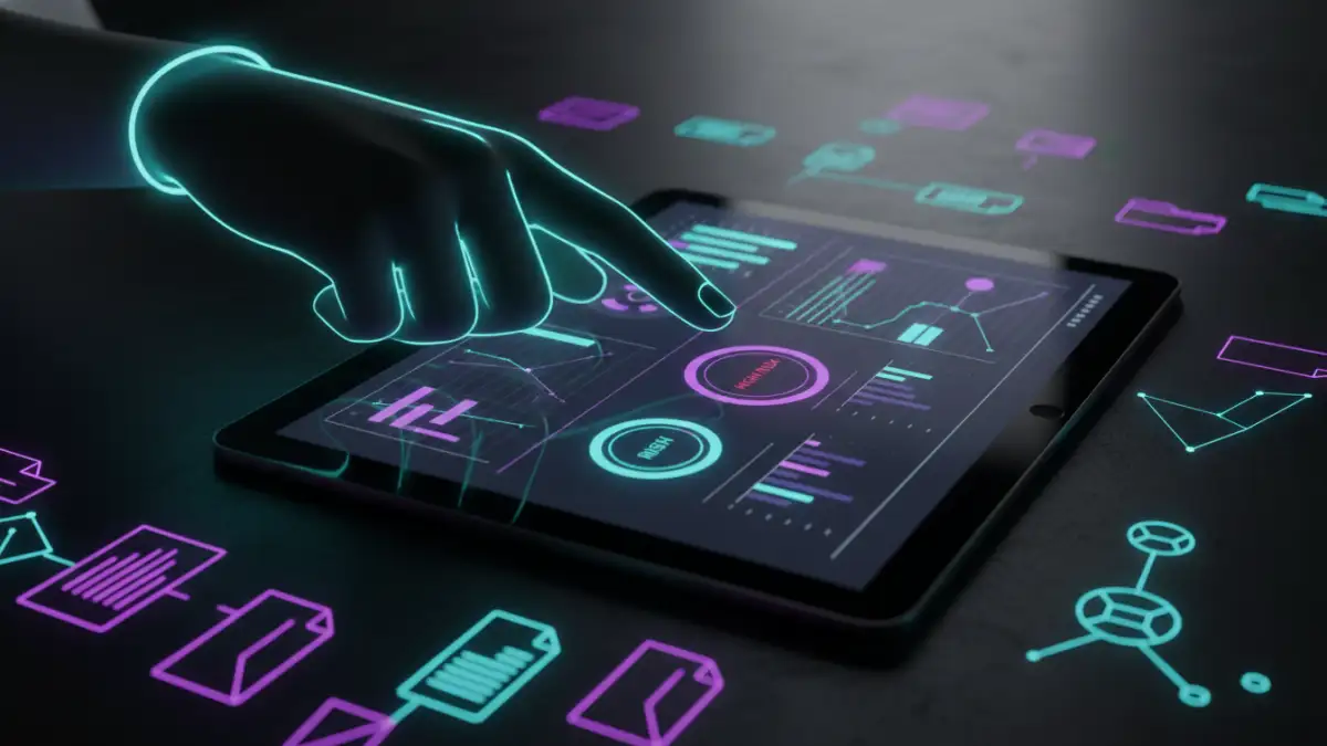 Visualizing document security risks on a digital dashboard with data analysis