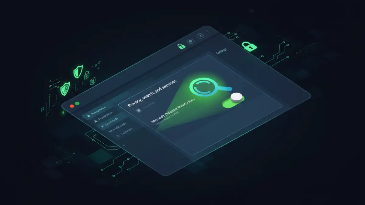 edge blocking secure file edge blocking secure file - 3D illustration of the Microsoft Defender SmartScreen setting in Microsoft Edge.