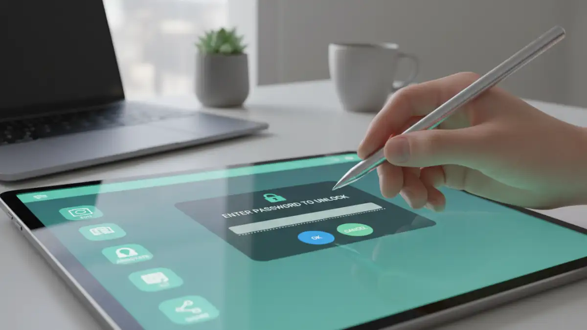 edit password protected pdf - Using a tablet and stylus to edit a password protected PDF