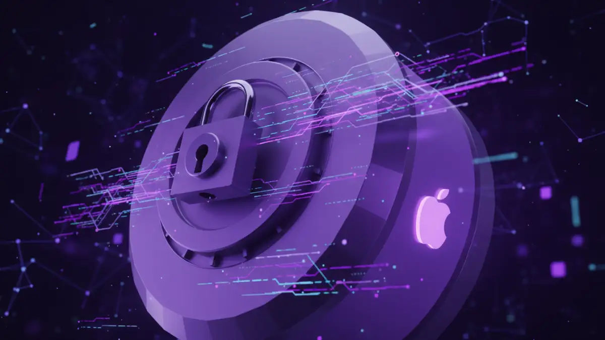 encrypt documents ios - Digital vault icon with a padlock, representing secure storage for encrypted documents on iOS