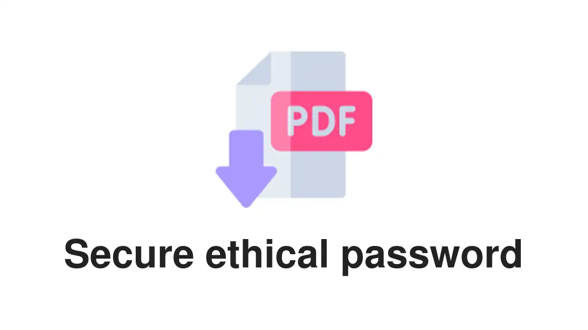 ethical pdf password - Infographic explaining user vs. owner passwords in PDFs