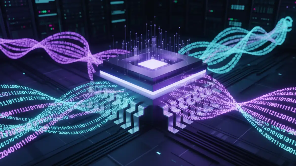 file password cracking - Abstract image showing the intense computer processing power needed for a brute force attack