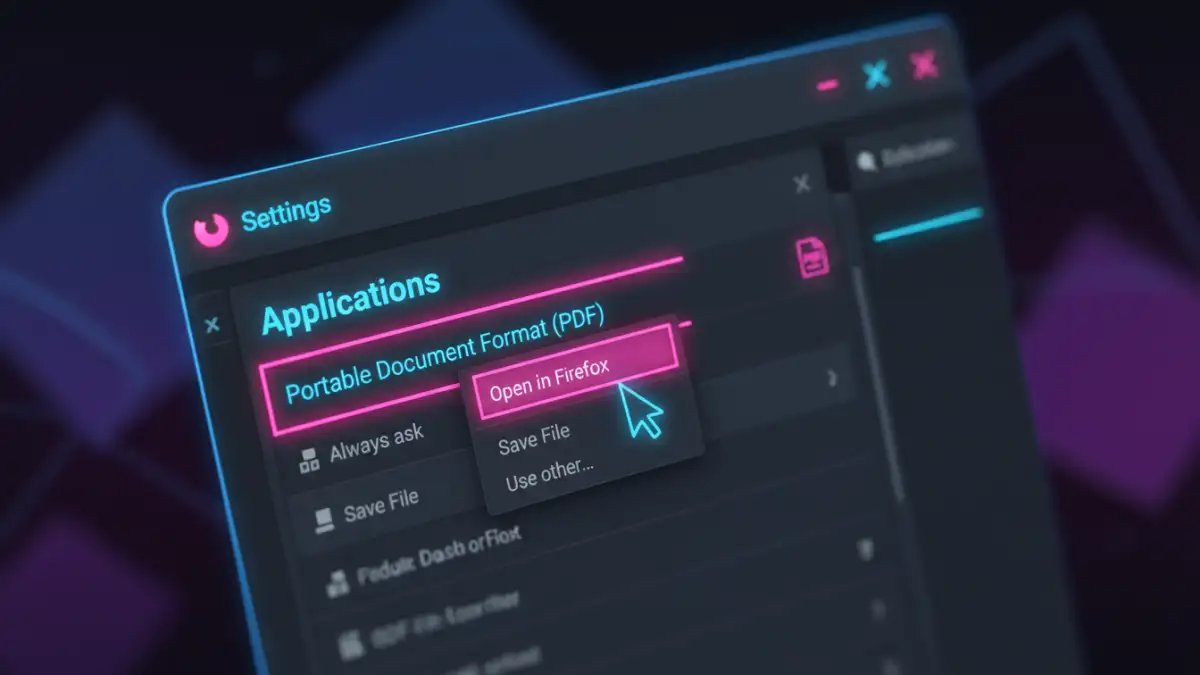 firefox pdf viewer document error firefox pdf viewer document error - A screenshot showing how to change the PDF handling settings in Firefox.