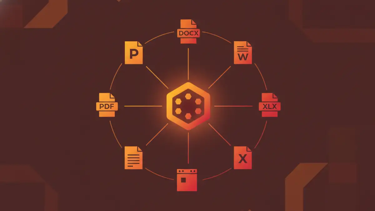 managing team document passwords managing team document passwords - A central hub representing a password manager securely connected to various team document icons.