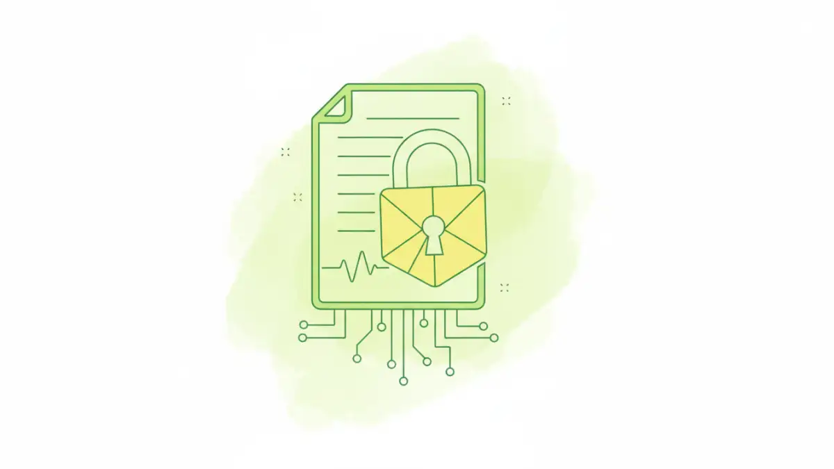 password protect documents password protect documents - Digital document secured with a padlock, representing password protection
