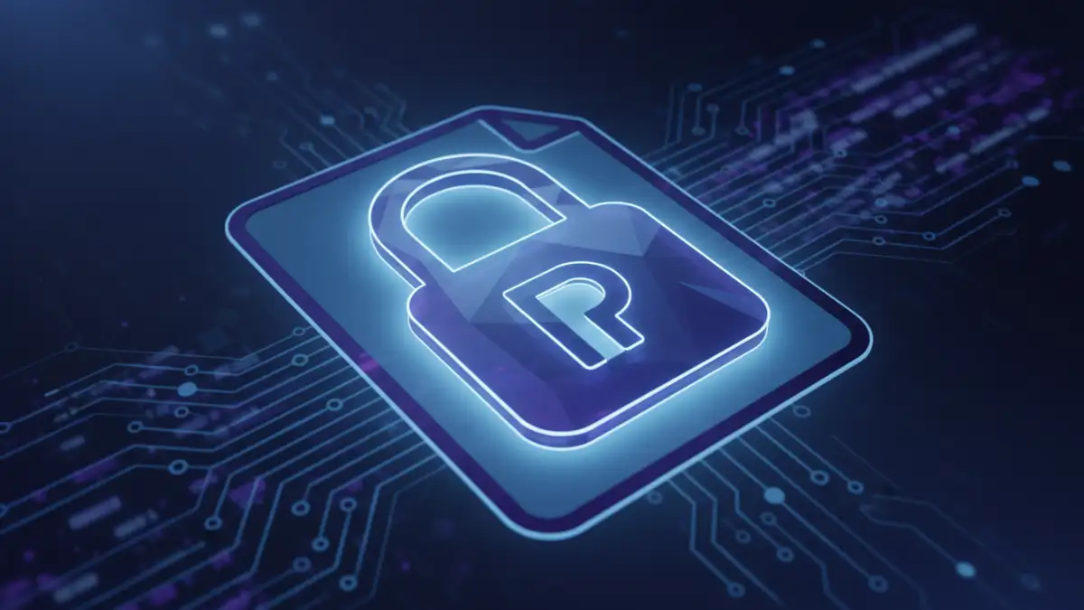 Secure PDF encryption API with digital padlock overlay