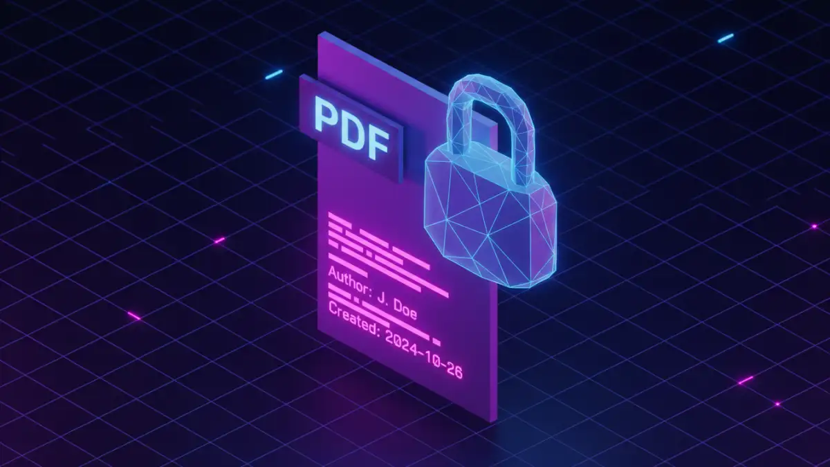 PDF Encryption Metadata: Does PDF Encryption Actually Hide File Metadata?