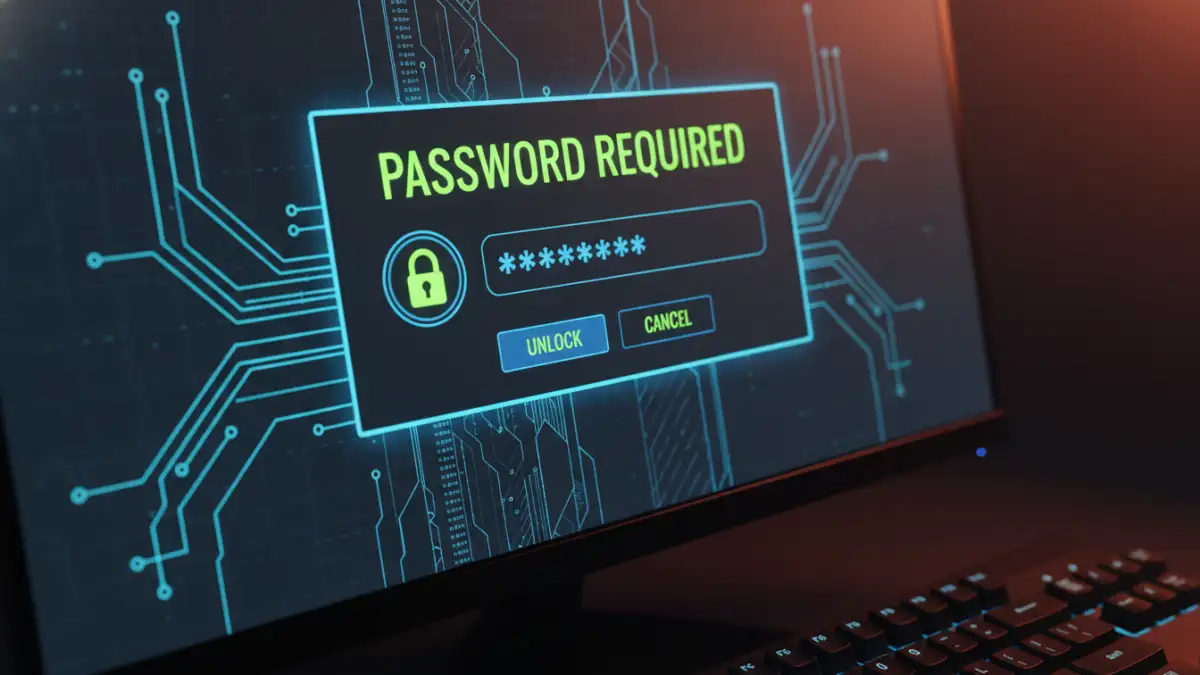 pdf password protection - A password dialog box for a secure PDF file.