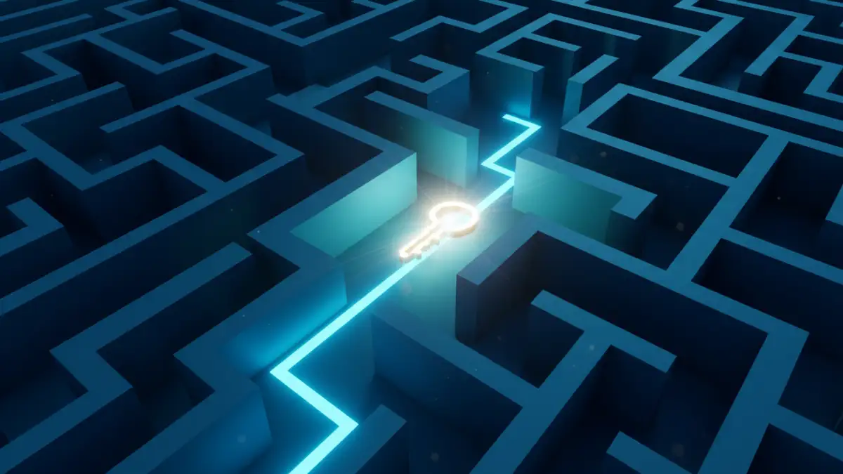 pdf password recovery tool - An abstract representation of the advanced algorithm used to recover file passwords