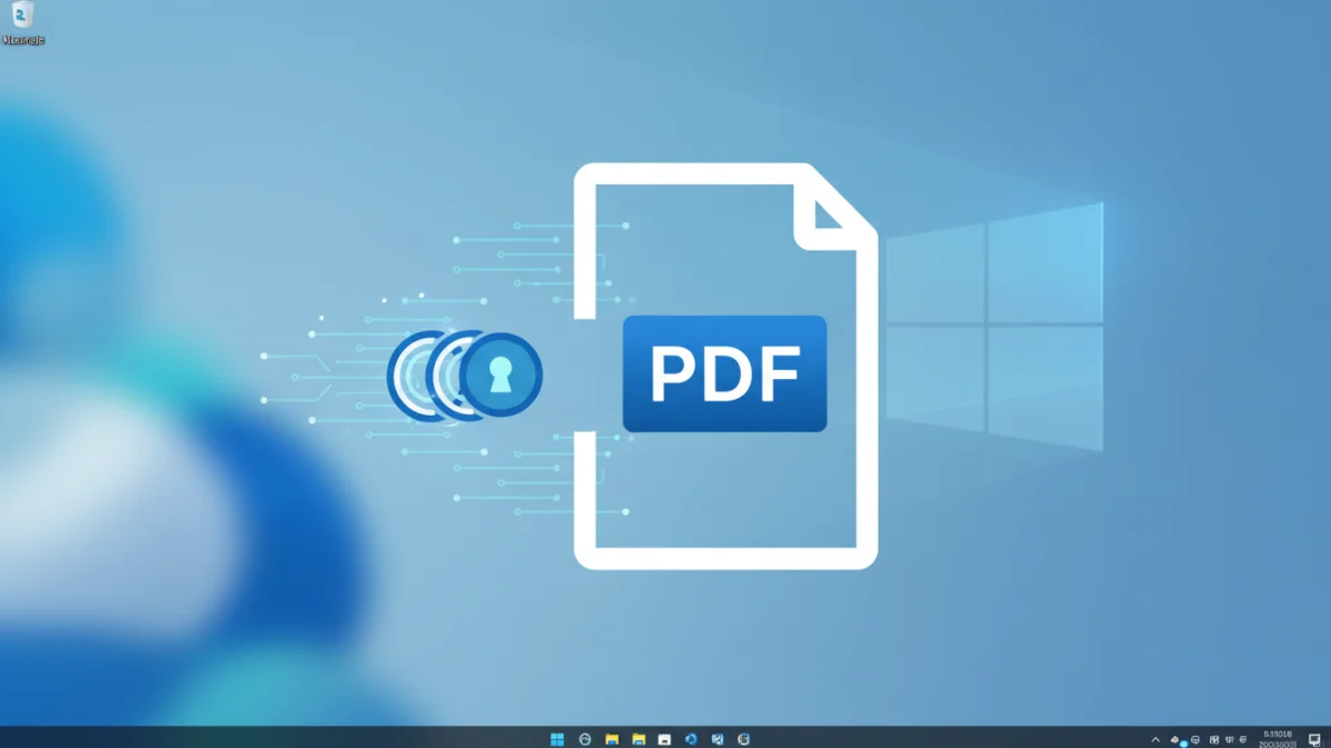 pdf password remover windows download now - A visual guide on using a free PDF password remover on a Windows system.