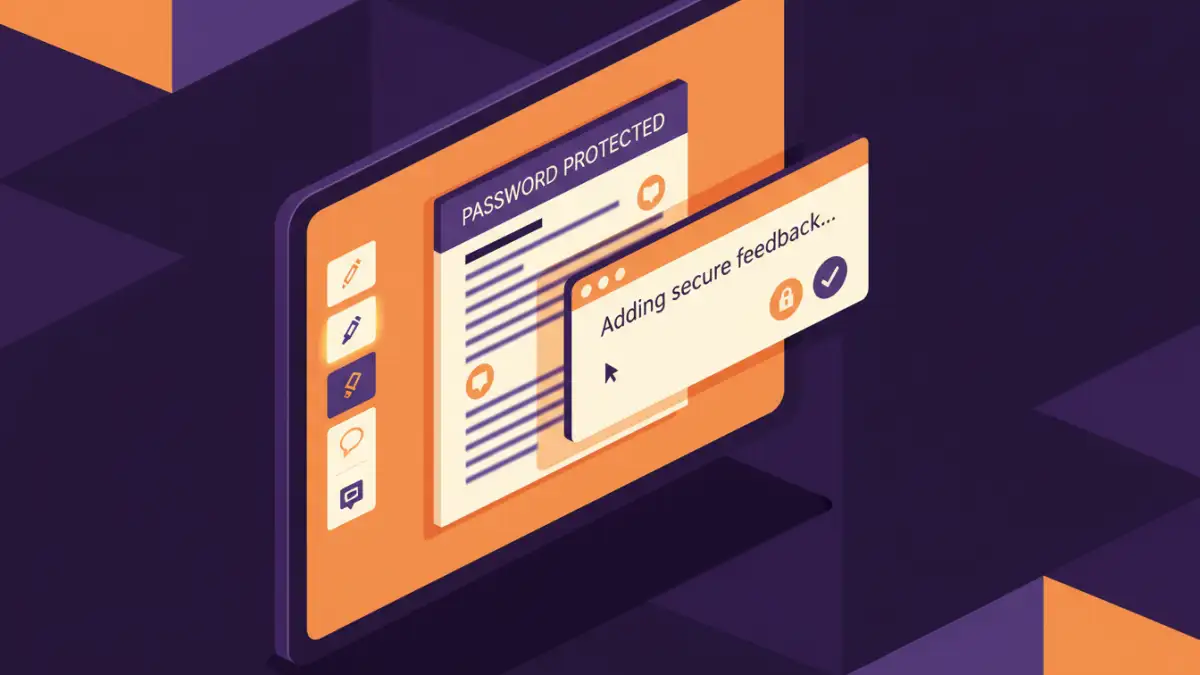 secure comments password pdf secure comments password pdf - Using PDF editing software to add comments to protected documents
