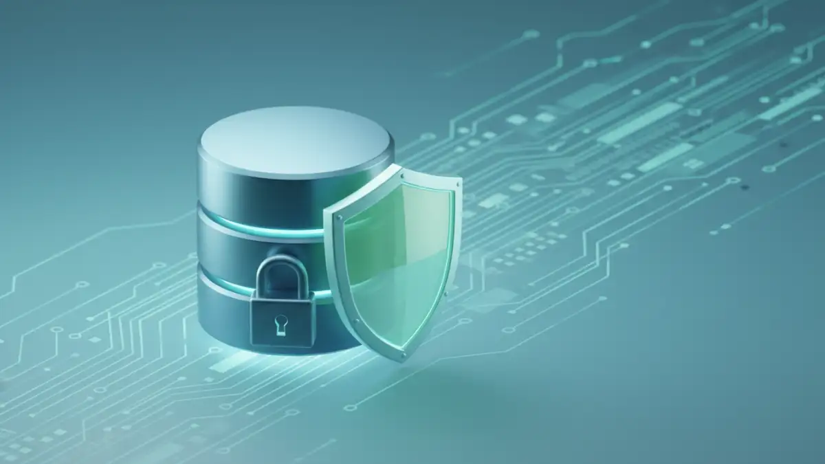 Secure database backup for encrypted files