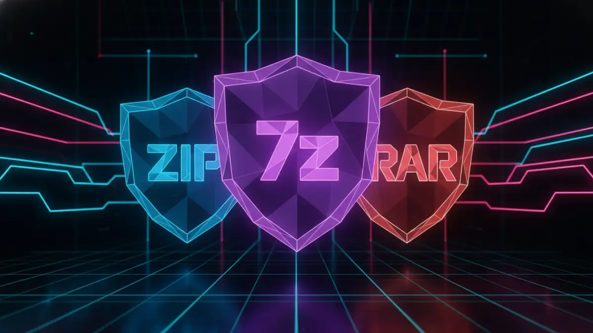 Secure Document Archiving Formats: Zip Vs 7z Vs Rar Which Is Best for Secure Files?
