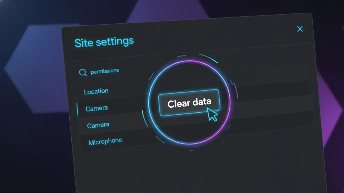 secure document cache - A guide showing how to clear the cache for one specific site in Google Chrome settings.