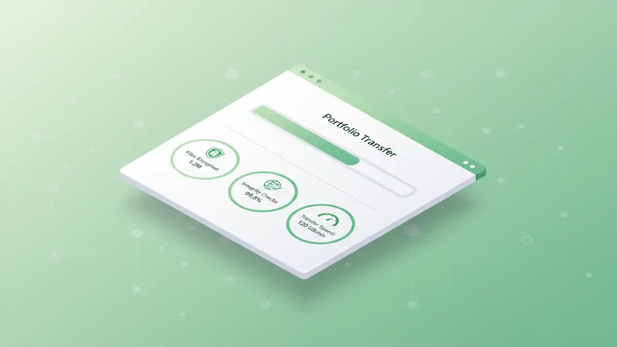 secure document migration - Screenshot of a data migration security tool dashboard.
