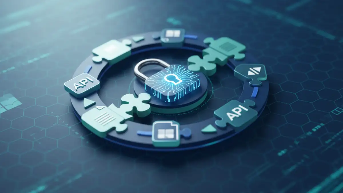 Secure document workflow integration using API