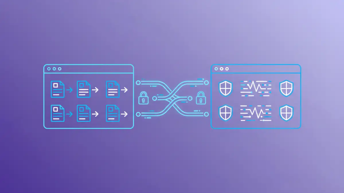 secure document workflow - Software interfaces connecting securely via API for document management