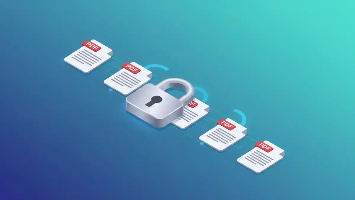 Batch protecting multiple PDF documents for secure file sharing.
