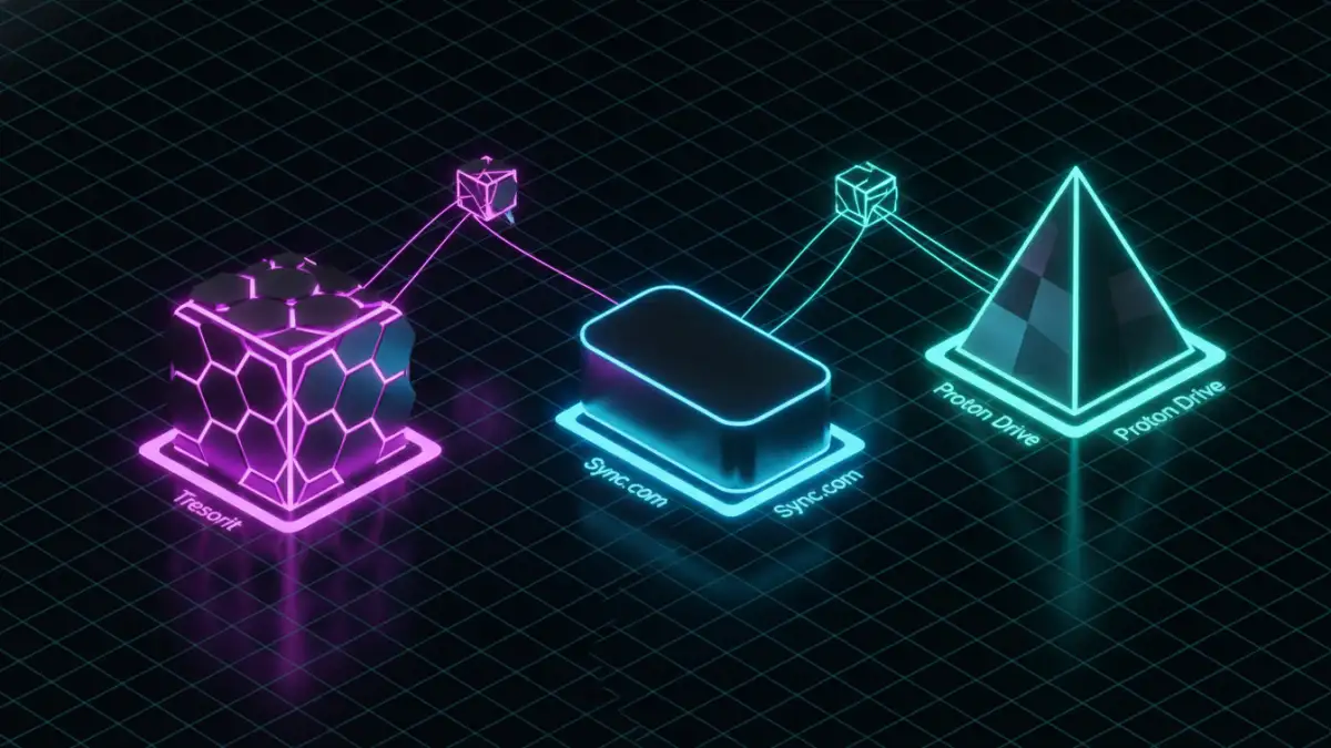 A secure file sharing review comparing three different secure platforms with digital vaults.