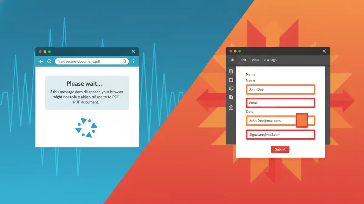 Secure PDF Error Browser: Fixing the Please Wait Error on Secure PDF Files