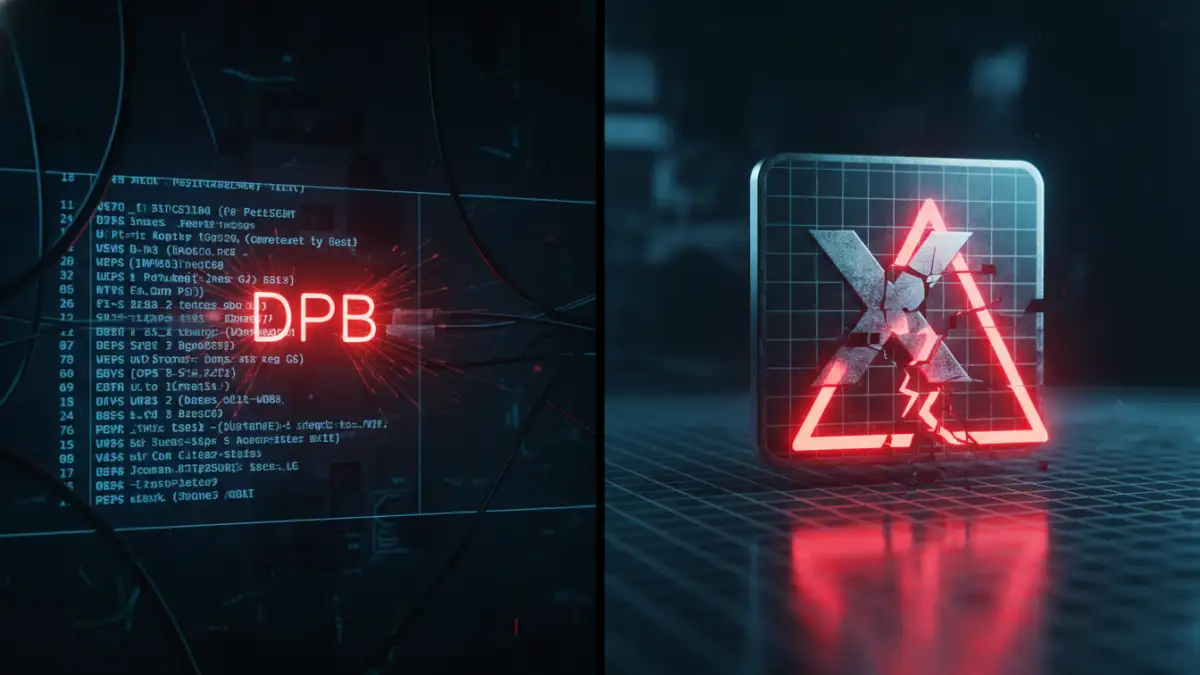 vba file password security vba file password security - A visual representation of the risks of editing a VBA password in a hex editor, showing code and a corrupted file icon.